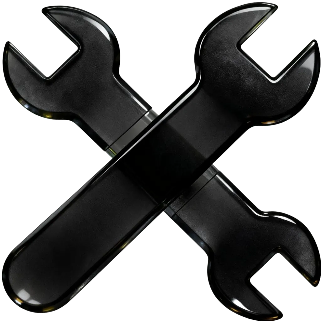 Two wrenches crossed icon